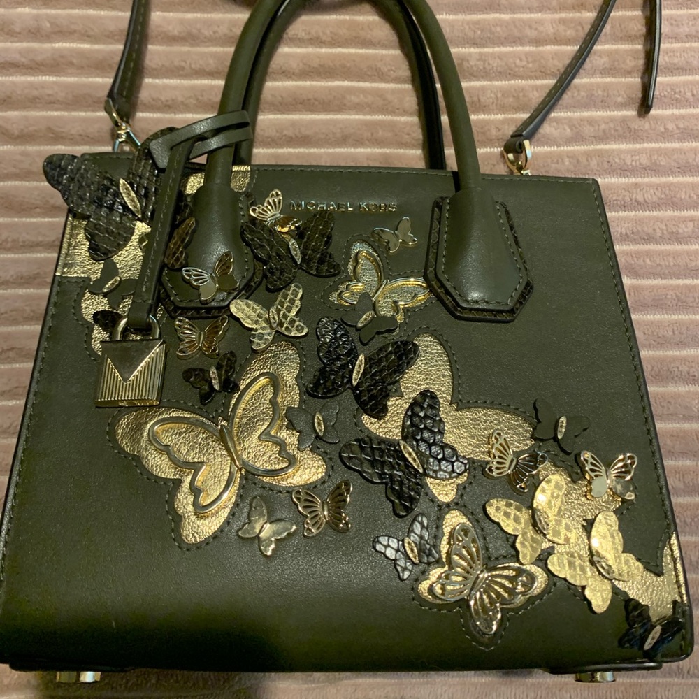 Rare MK Butterfly Accordion Style Handbag